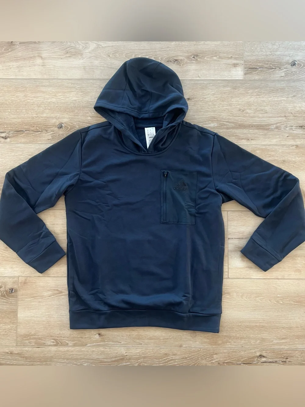 NWT Adidas M Pocket Hoodie - Navy